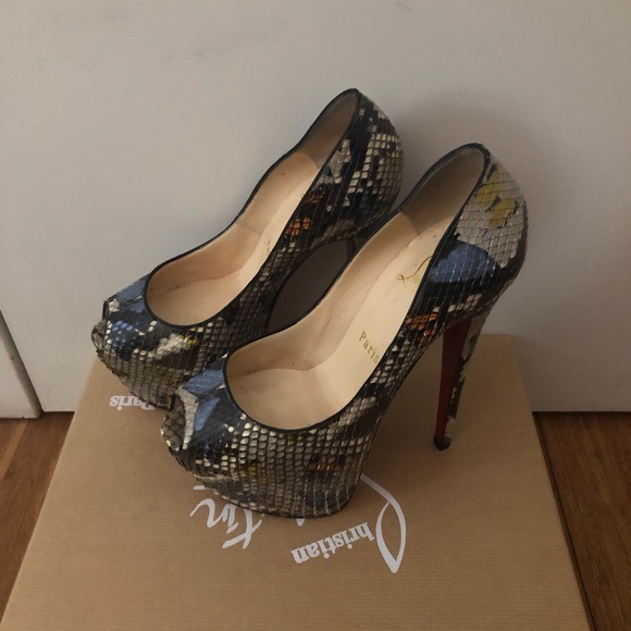 Christian Louboutin Highness 150 Python Butterfly - Picture 6 of 8